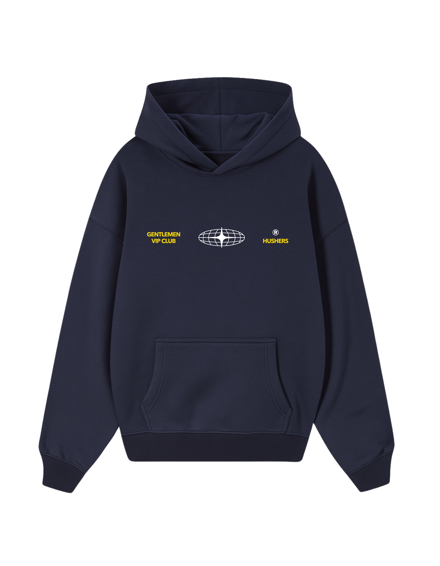 GENTLEMEN OVERSIZED NAVY BLUE HOODIE