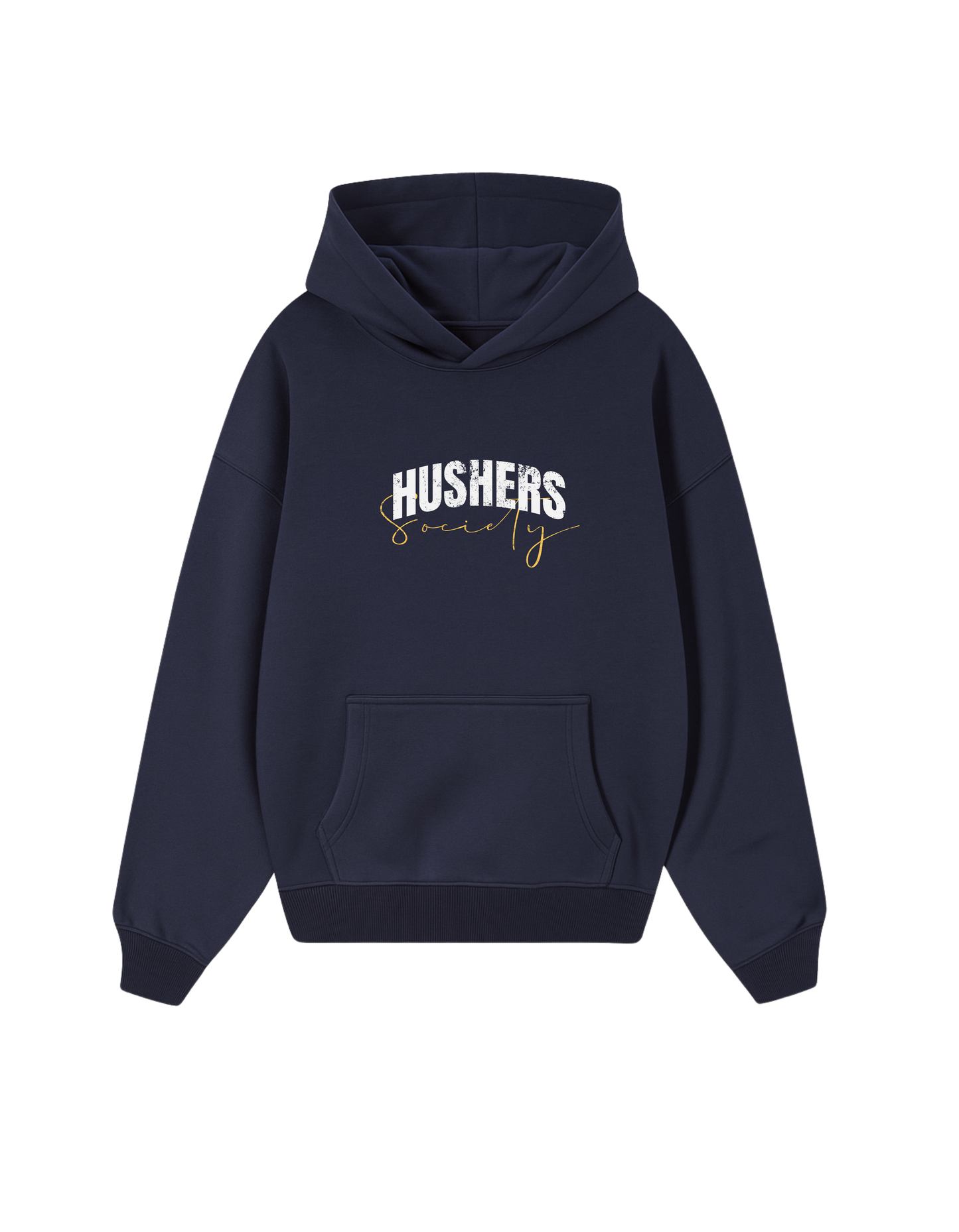 SOCIETY OVERSIZED NAVY BLUE HOODIE