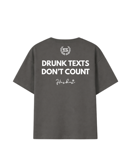 DRUNK GREY TEE
