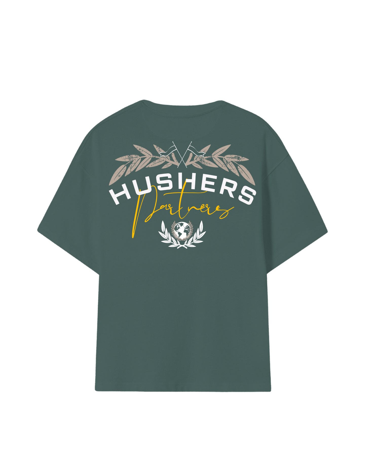 WORLD PARTNERS MUTED AQUA GREEN TEE