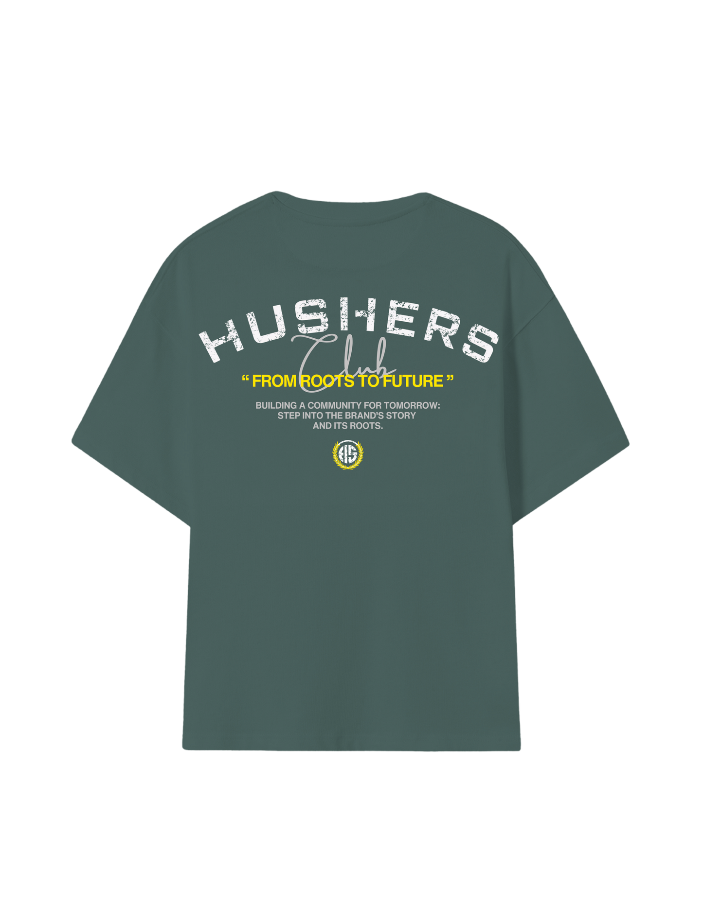 ROOTS CLUB MUTED AQUA GREEN TEE