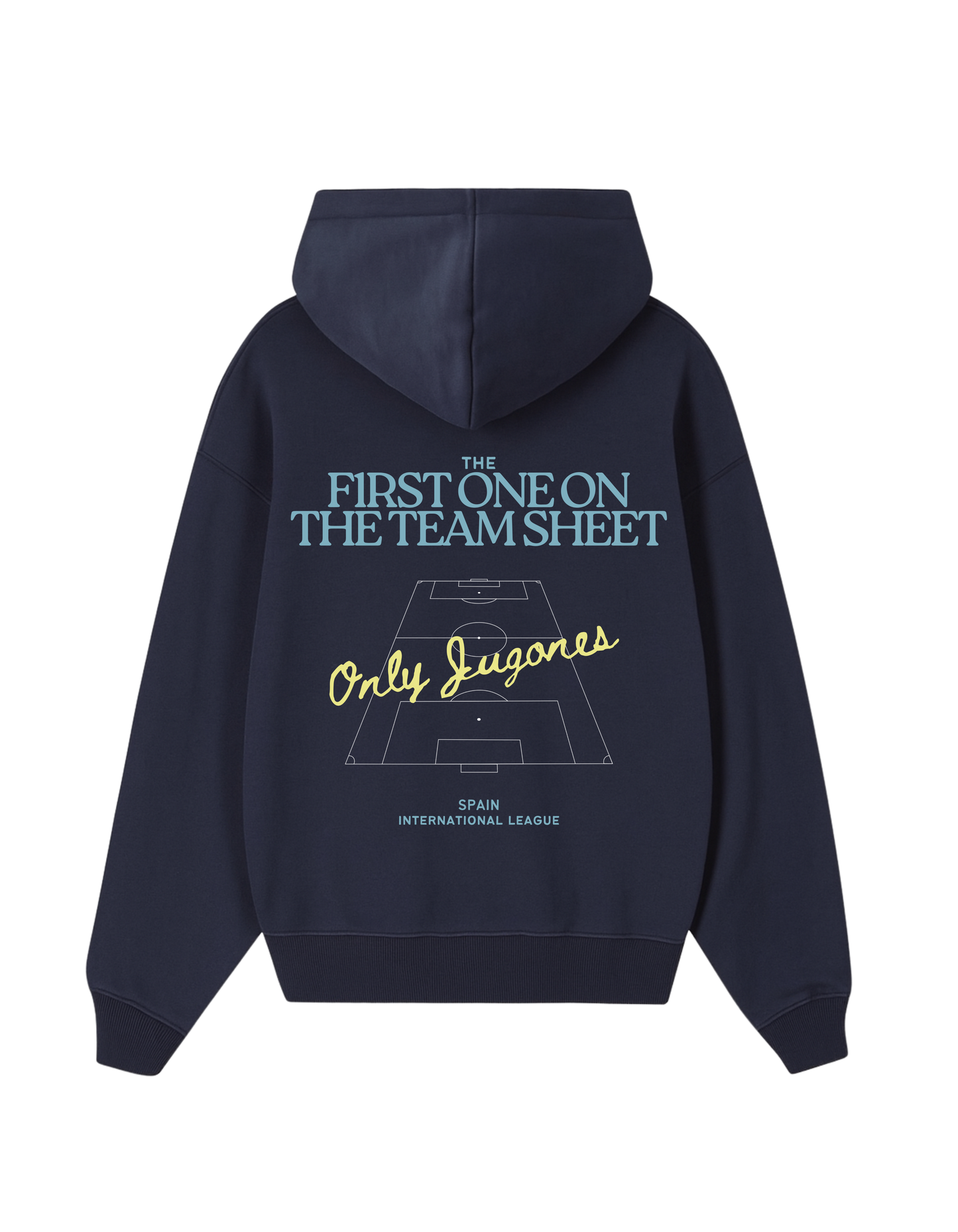 ONLY JUGONES OVERSIZED NAVY BLUE HOODIE