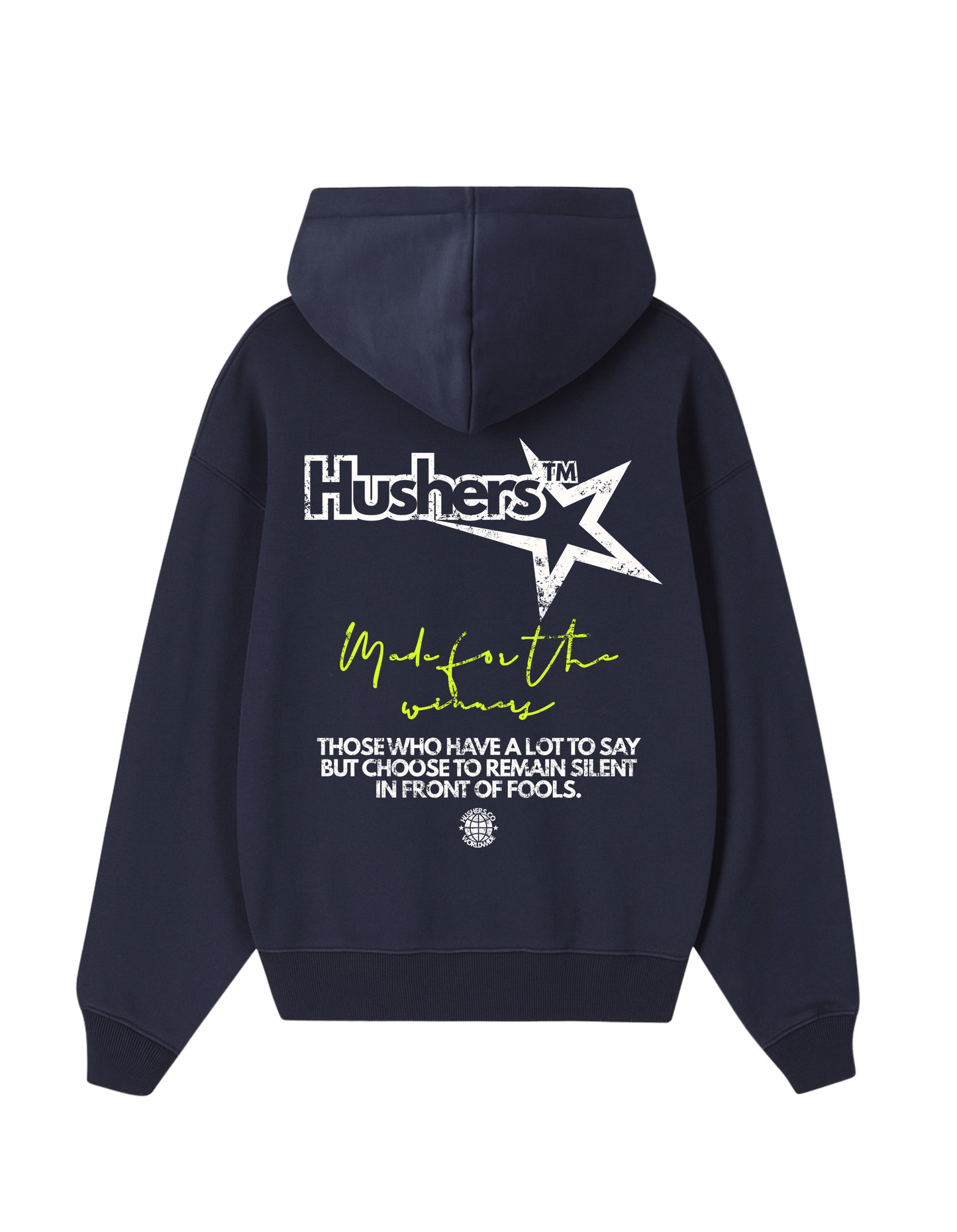 WINNERS OVERSIZED NAVY BLUE HOODIE